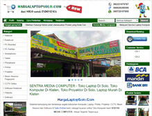 Tablet Screenshot of hargalaptopsolo.com